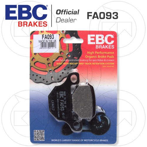 Brake pads front - front, organic