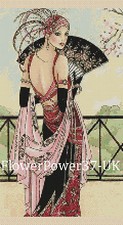 Art Deco Lady Cross stitch