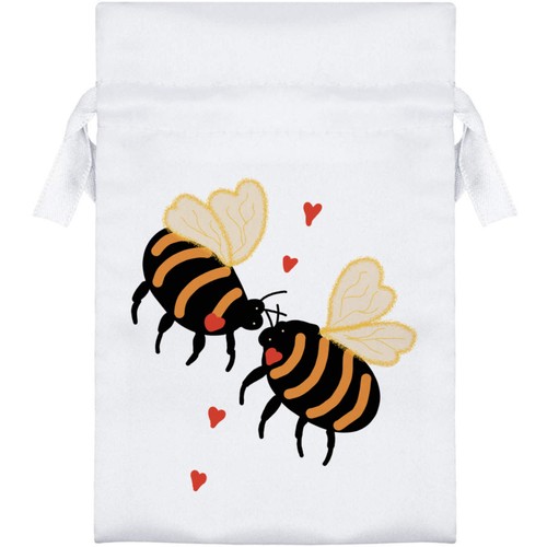 Romantic bees serenading each - 'romantic,