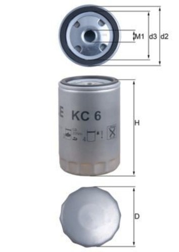 Mahle fuel filter for - , iveco