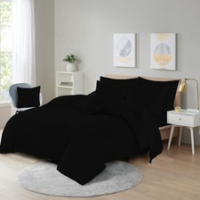 Non Iron Easy Care Duvet Cover Set Single Double King Super King Bedding Gift