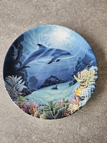 Magical dolphins plate - magical,