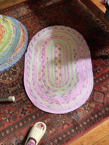 Handmade oval cotton - oval, jelly