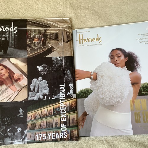 Harrods magazine fashion - magazine,