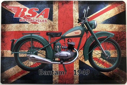 Tin sign 30cm motorcycle - 40, x