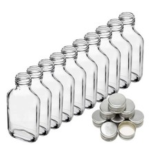 100 empty glass flask - ml,