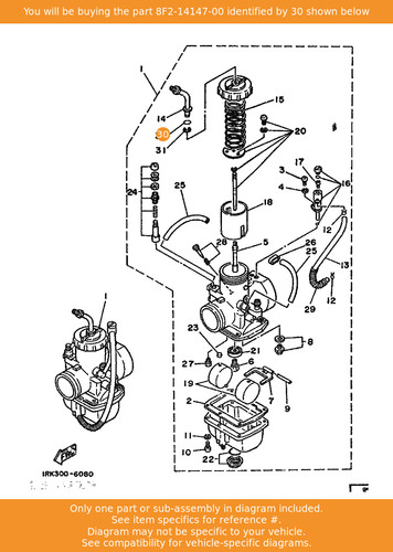 Yamaha ring 8f2 14147 - yamaha, o-ring,