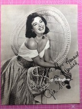 Vintage Magazine Picture GIA SCALA YVONNE MONLAUR 1950s film stars clipping 9/5