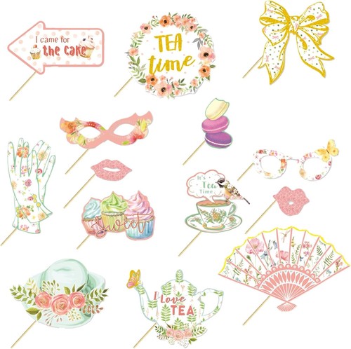14pc afternoon tea decorations - 14pc,