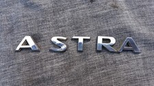 vauxhall astra J 2008-2015 trunk tailgate emblem badge decal logo chrome rear