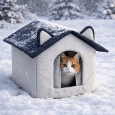 Winter warm insulated cat - winter,