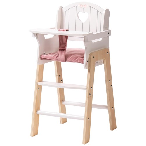 Wooden baby doll - wooden, high
