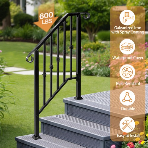 Wrought iron handrail picket - wrought,