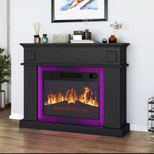 Electric Fireplace, Free Standing Fire Places, Surround 23 Inch Heating, Realist