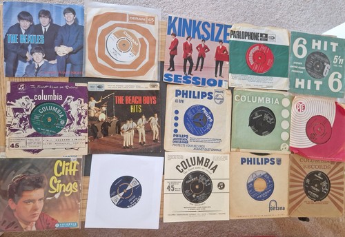 Rock job lot 45s - job, 7"