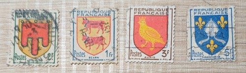 French stamps - french,