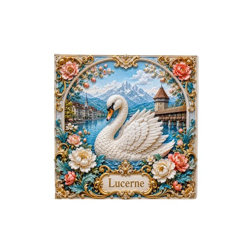 Switzerland lucerne swan - switzerland,