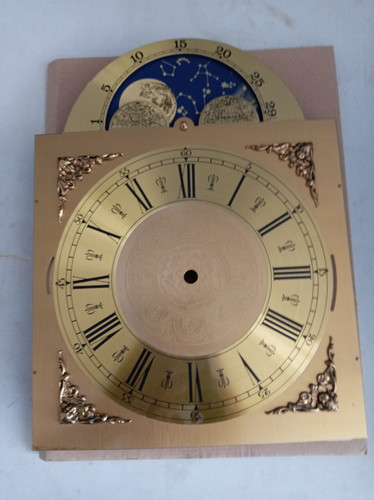Moon phase grandfather clock
