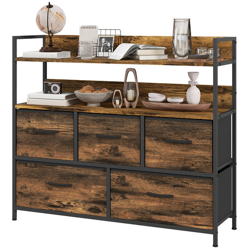 Drawer fabric chest - 5-drawer,