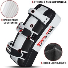 1 x Farabi Boxing Strike Shield Muay Thai Kickboxing Training Puncing Pad Curved