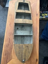 Plywood Motor Boat Unfinished Model Length 2 Foot High 5 Inches Beam 8 Inches