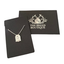 LHASA APSO DOG PENDANT WITH 18" SILVER COLOUR NECKLACE LHASA APSO GIFT