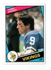 1984 Topps #293 Tommy Kramer
