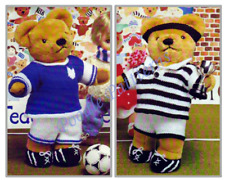 KNITTING PATTERN teddy bear dolls 12-22  DK football rugby mascot clothes sports