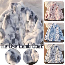 Womens Tie Dye Lamb Fleece