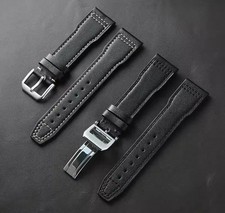Genuine leather strap for iwc - strap,