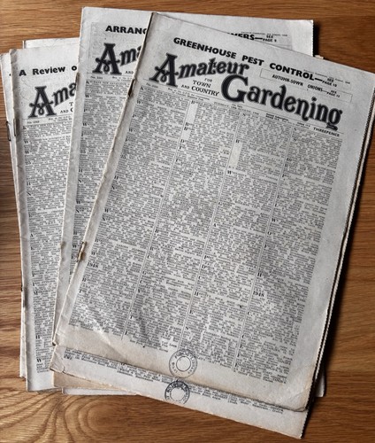 1940 amateur gardening back - 1940's,