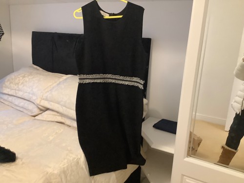 Hobbs black dress size - black,