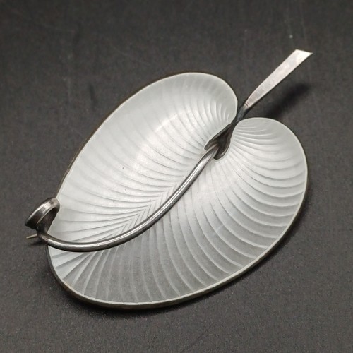 Sterling silver white enamel - silver,