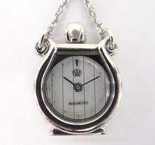 MIKIMOTO Pearl Pendant Watch