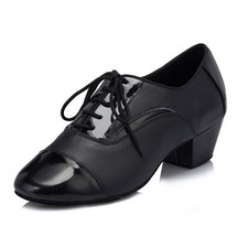 Latin Tango Modern Dance Shoes Men Leather Ballroom Rumba Jazz Salsa Heels Shoes