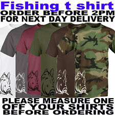 fishing carp t shirt other colours available