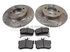 Rear drilled and grooved - drilled,