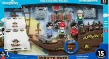 Pirate Ship & Character Play Set With Light & Sound Ideal Gift For Kids