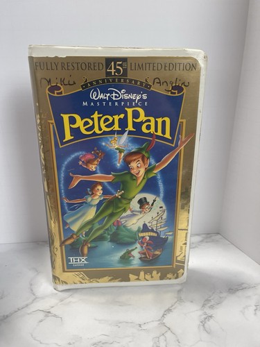 Peter pan vhs 1998 - peter, (vhs,