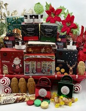 LARGE CHRISTMAS TEA HAMPER Food & Drink Gift Basket Men Ladies Couples To Share