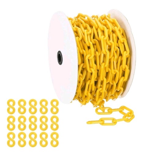 Yellow plastic chain - chain, 72