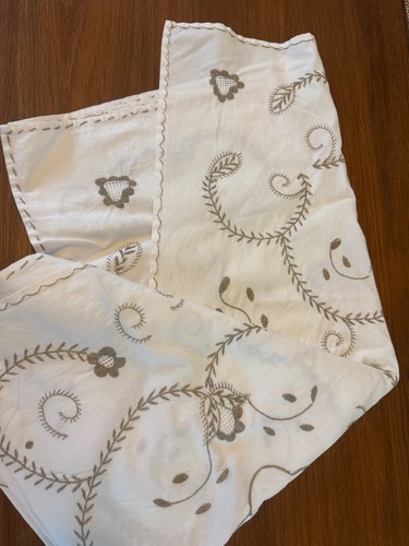 Hand embroidered vintage