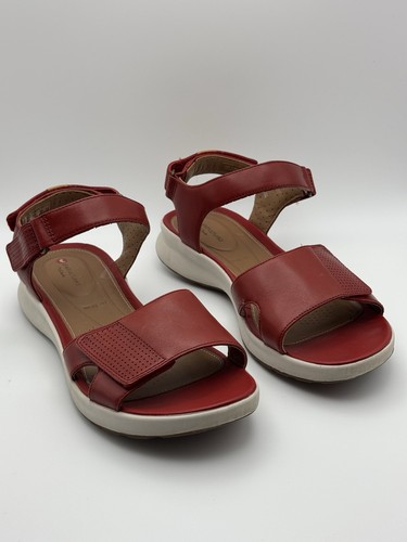 Clarks unstructured red - clarks,