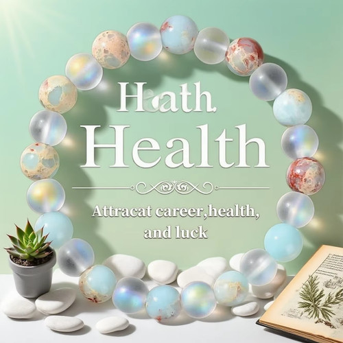 Natural crystal gemstone bead - natural,