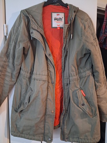 Superdry khaki hooded - superdry,