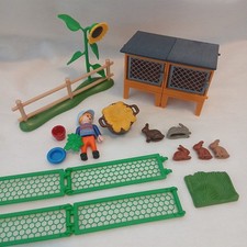 Playmobil Set 5123 Rabbit Hutch Pen / Country Farm Zoo
