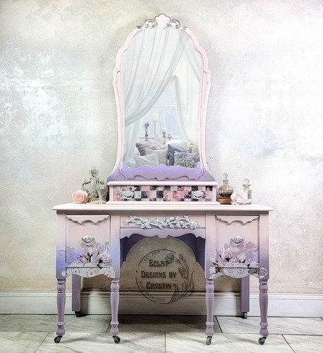 Pink romance vanity table - pink,