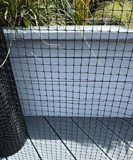 Black plastic fence - black,
