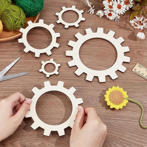 5pcs flower knitting - 5pcs,