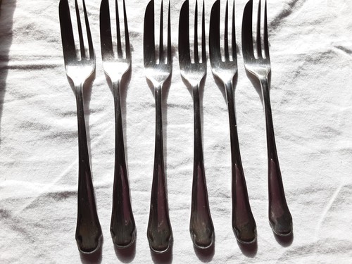 Boxed cake forks - boxed, silver